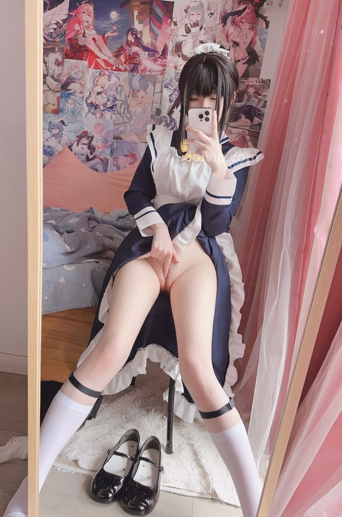 图片[6]-呆呆Misa Shiki Natsume 日本JK制服小便剃毛阴部自慰-萝莉门 LUOLIMEN